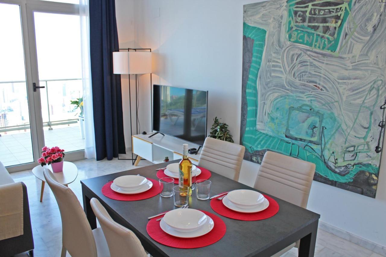Skyline 20 Apartamento De Lujo Con Terraza Privada Y Vistas Al Mar ベニドルム エクステリア 写真
