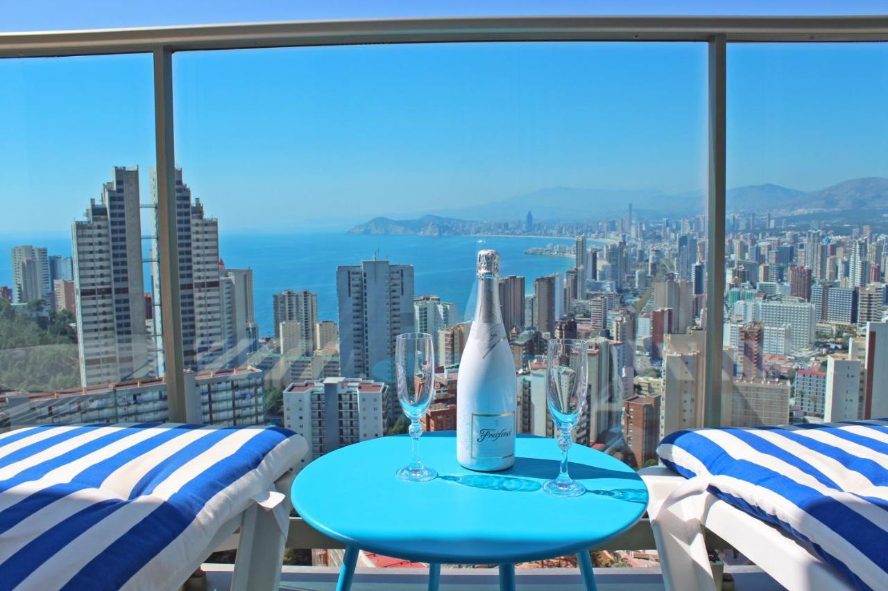 Skyline 20 Apartamento De Lujo Con Terraza Privada Y Vistas Al Mar ベニドルム エクステリア 写真