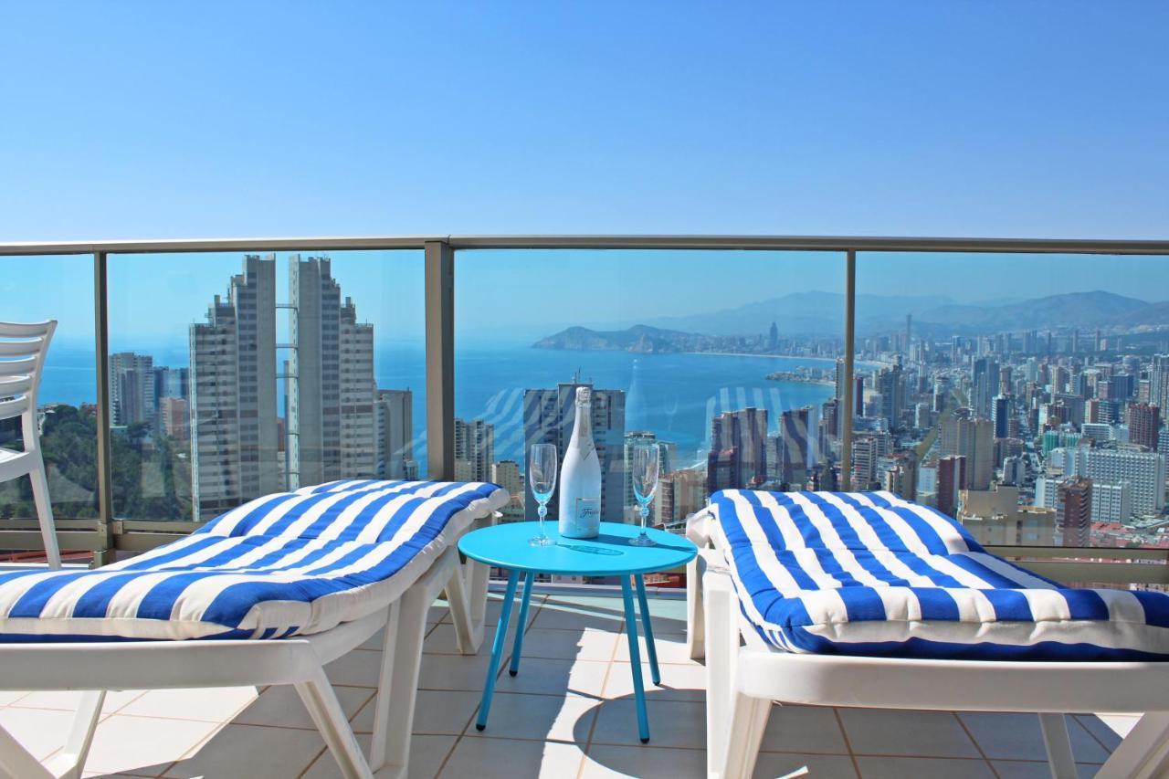 Skyline 20 Apartamento De Lujo Con Terraza Privada Y Vistas Al Mar ベニドルム エクステリア 写真